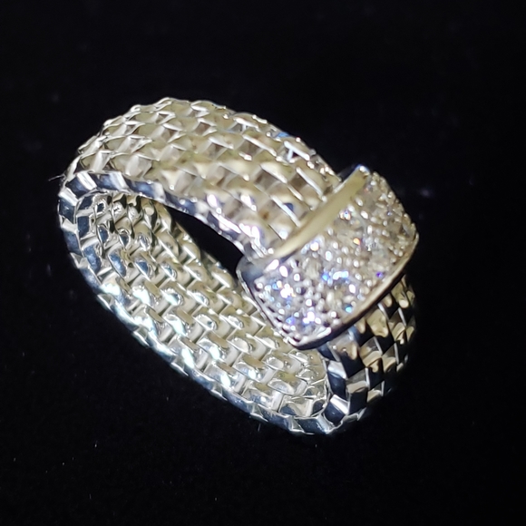 SOLD New Silpada Italian Stretch Ring R2980 Size Small (5-6) - Picture 3 of 5